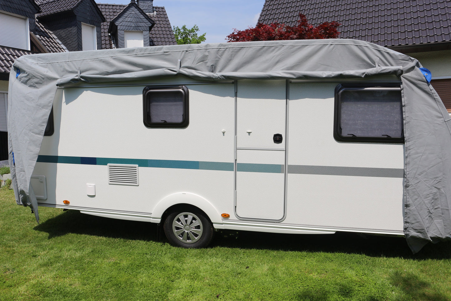 Wohnwagen Abdeckplane Größe XXL 732 x 250 x 220 cm