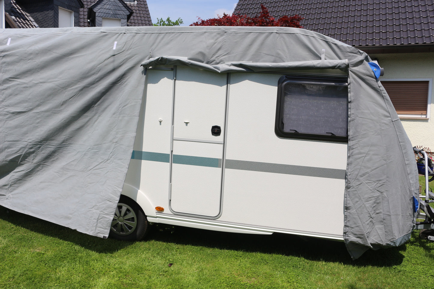 Wohnwagen Abdeckplane Größe XL 670 x 250 x 220 cm