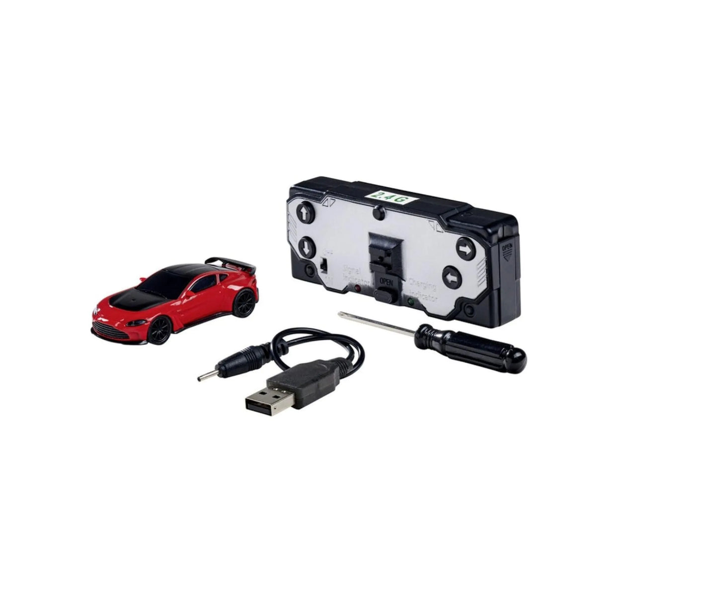 Carson 1:60 Nano Racer Aston Martin V12 Vantage rot