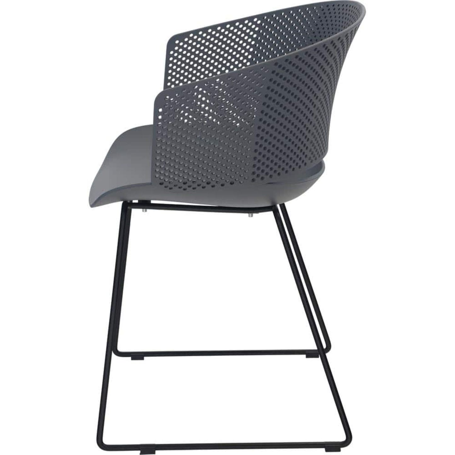 Lesli Living Design-Stuhl ORLY grau - 41260