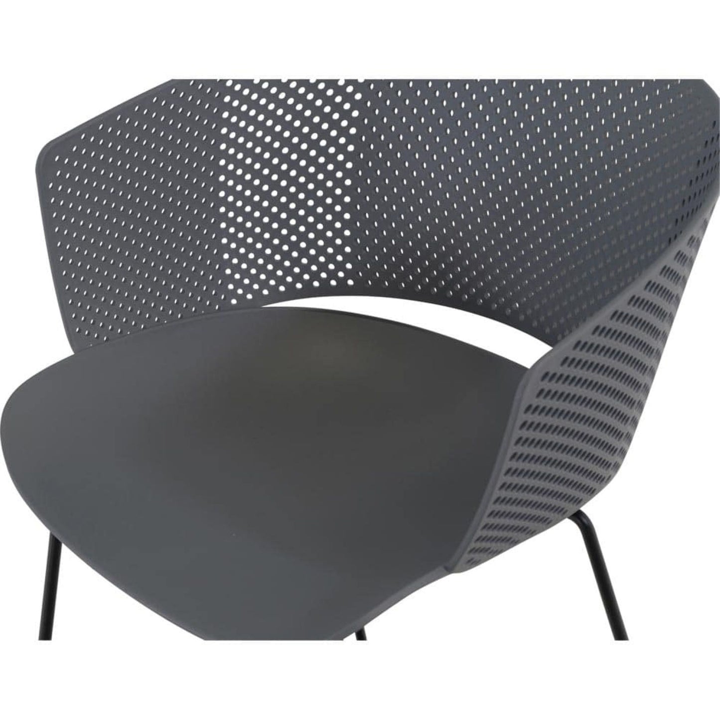 Lesli Living Design-Stuhl ORLY grau - 41260