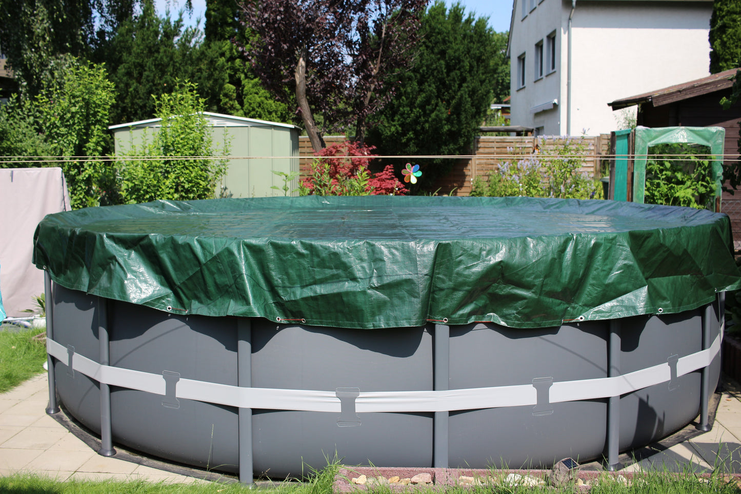 Sommer- & Winter-Abdeckplane für runde Pools 4,5-4,6 m