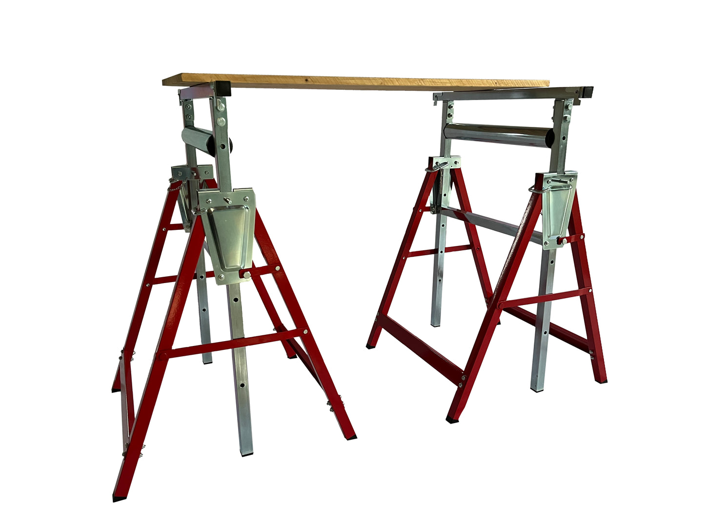 Arbeits-Unterstellbock & Rollenbock 2in1 Doppelpack