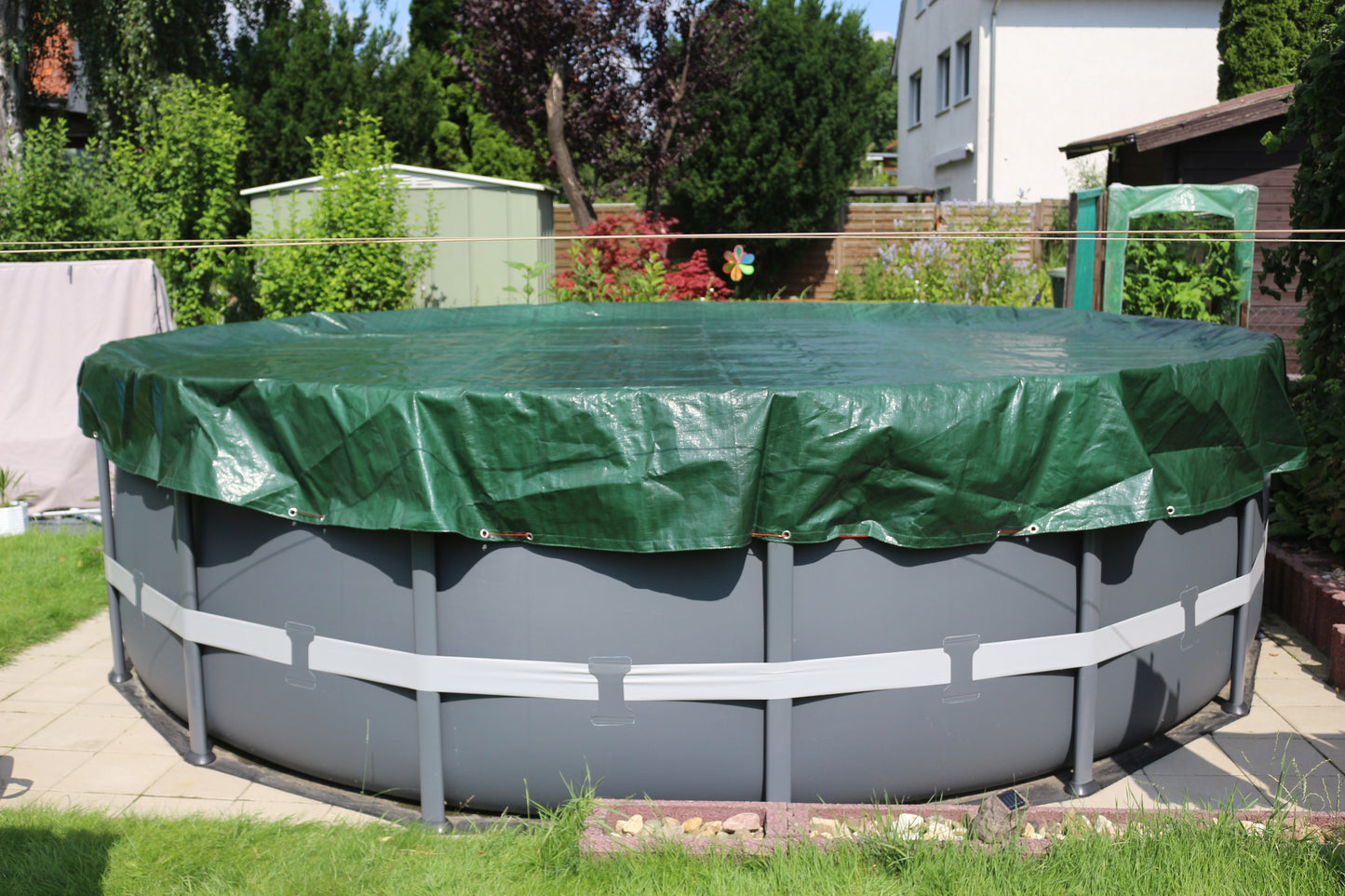 Sommer- & Winter-Abdeckplane für runde Pools 4,5-4,6 m