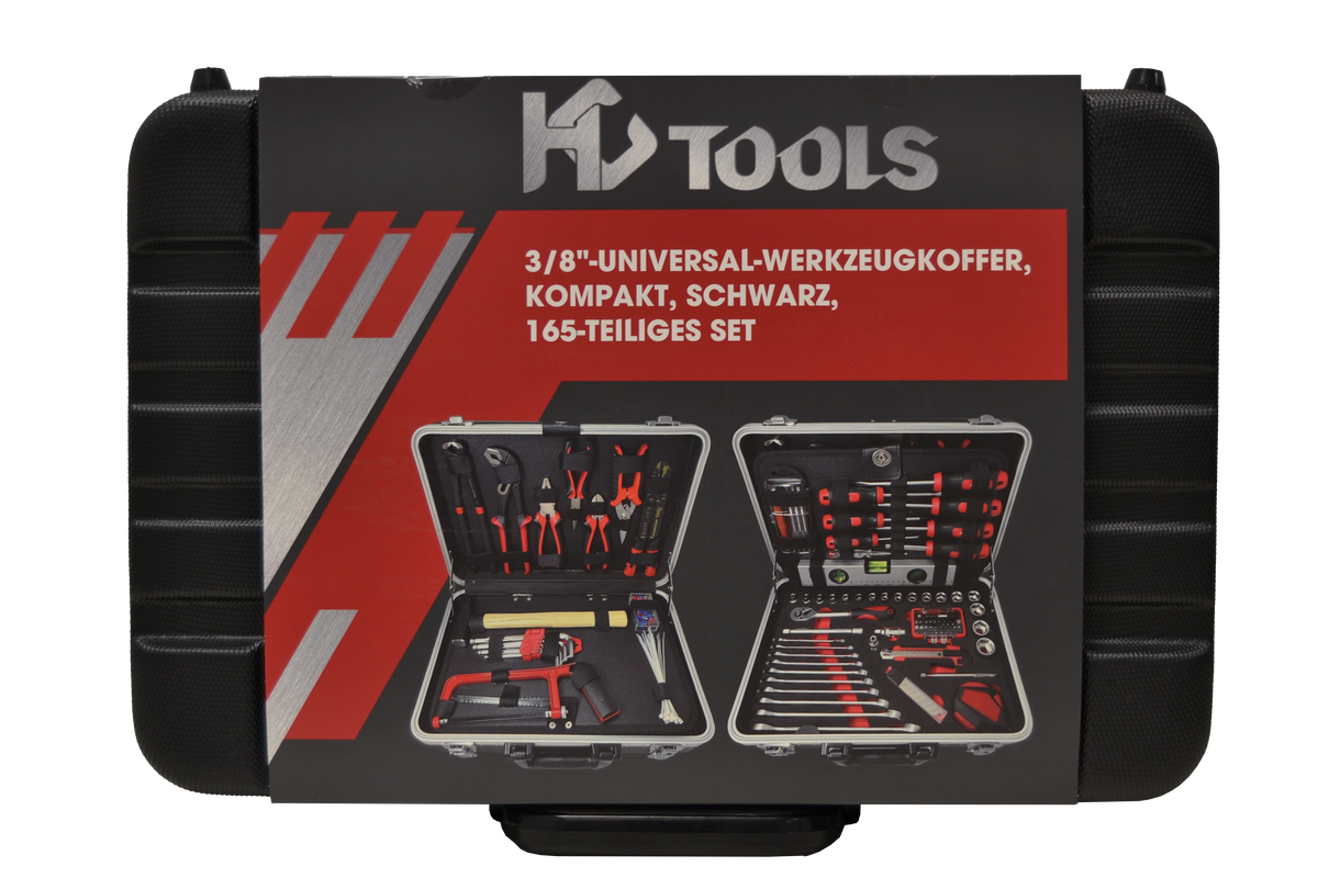 HC Tools Werkzeugkoffer Kompakt 165-tlg.