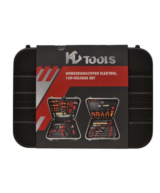 HC Tools Werkzeugkoffer Elektro 129-tlg.