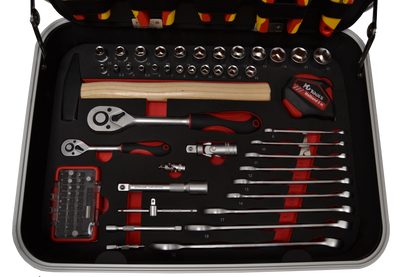 HC Tools Werkzeugkoffer Elektro 129-tlg.