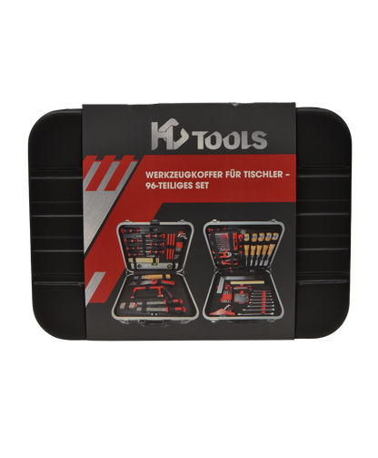 HC Tools Werkzeugkofffer Tischler 96-tlg.