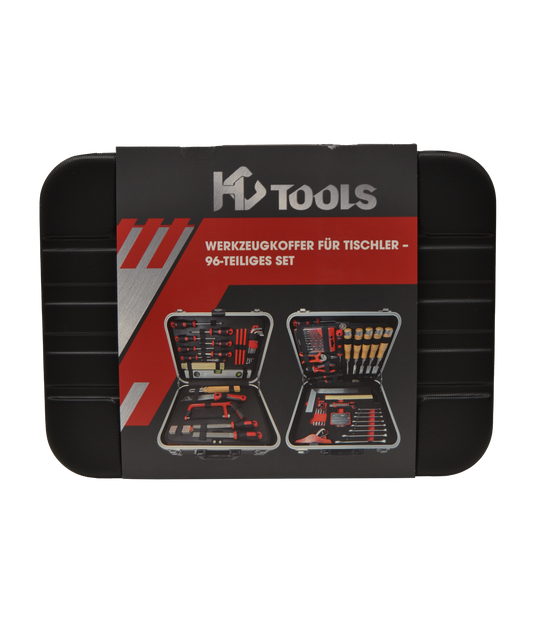 HC Tools Werkzeugkofffer Tischler 96-tlg.