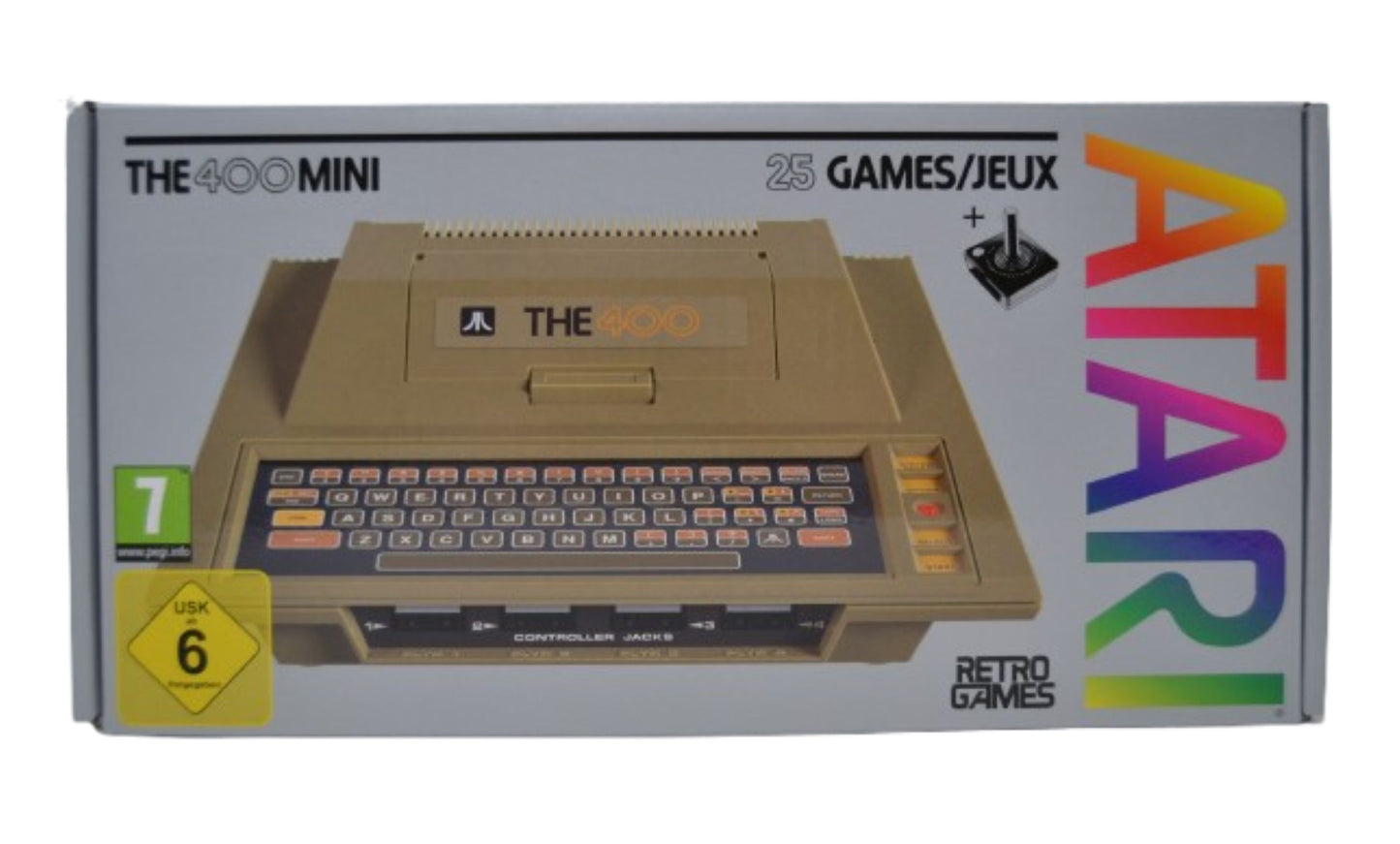 Vorderseite der Spielekonsole - der Verpackung