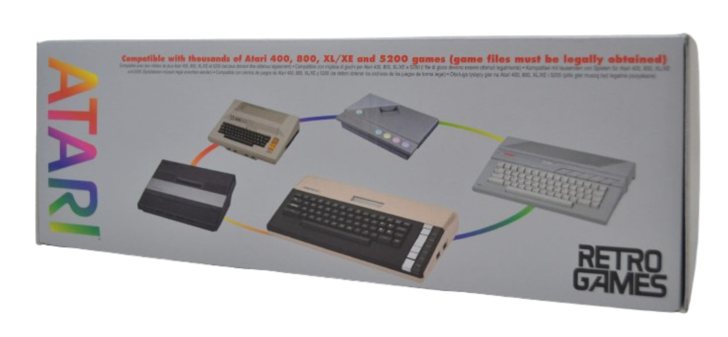 Rückseite der Spielekonsole Atari