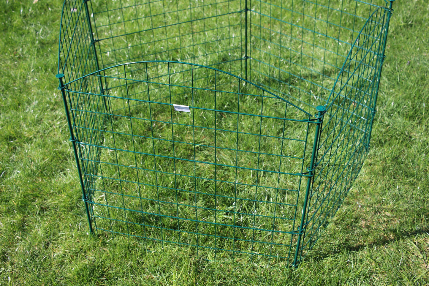 HC Garten & Freizeit Teichzaun Oberbogen Komplettset dunkelgrün