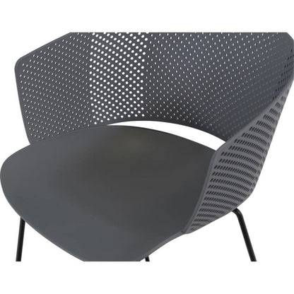 Lesli Living Design-Stuhl ORLY grau - 41260