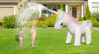 HC Garten & Freizeit Kinder Wassersprenkler Einhorn bunt 315x226x108 cm